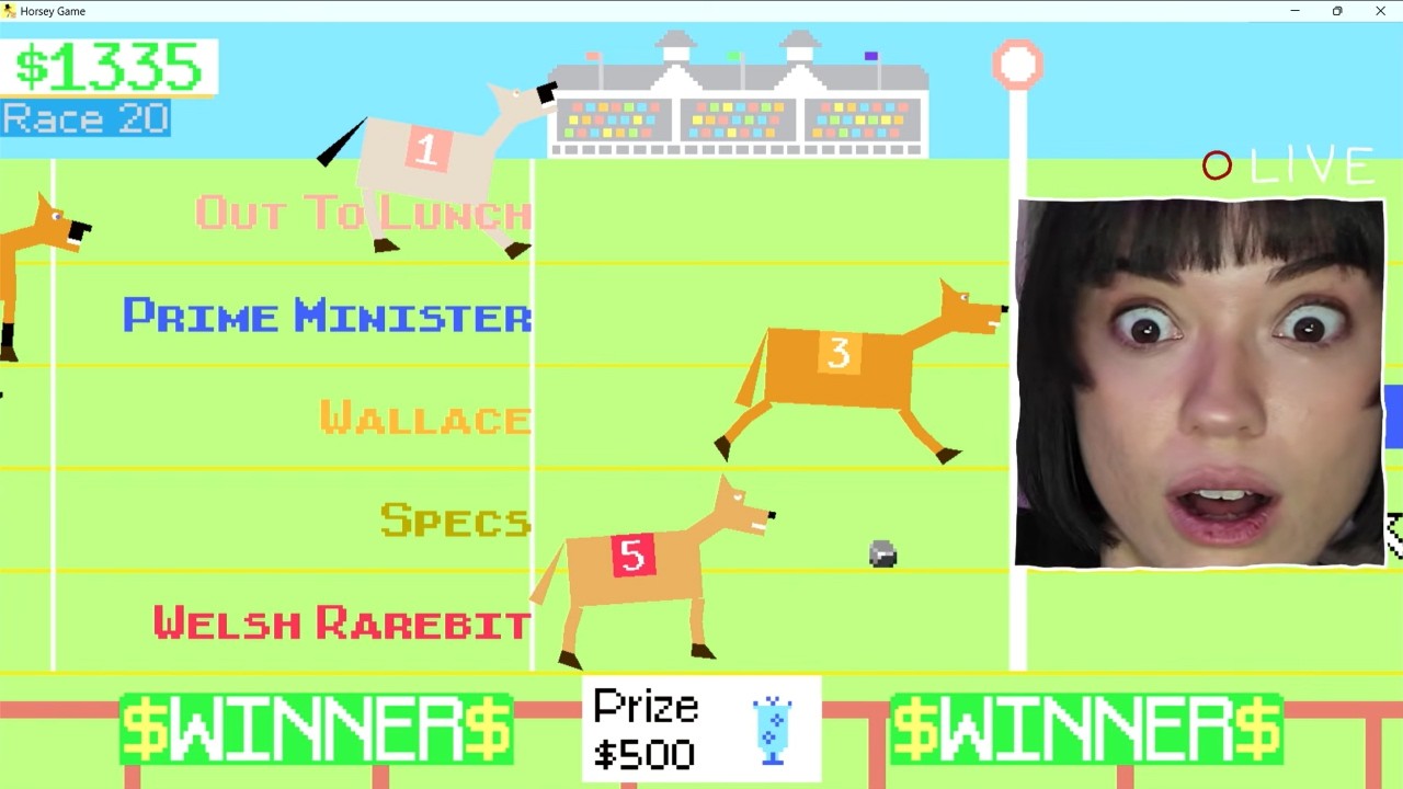 (LIVE) minmaxing horsey game