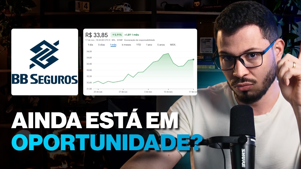 A Real Situa&ccedil;&atilde;o de BBSE3! Hora de vender? Cuidado com isso...