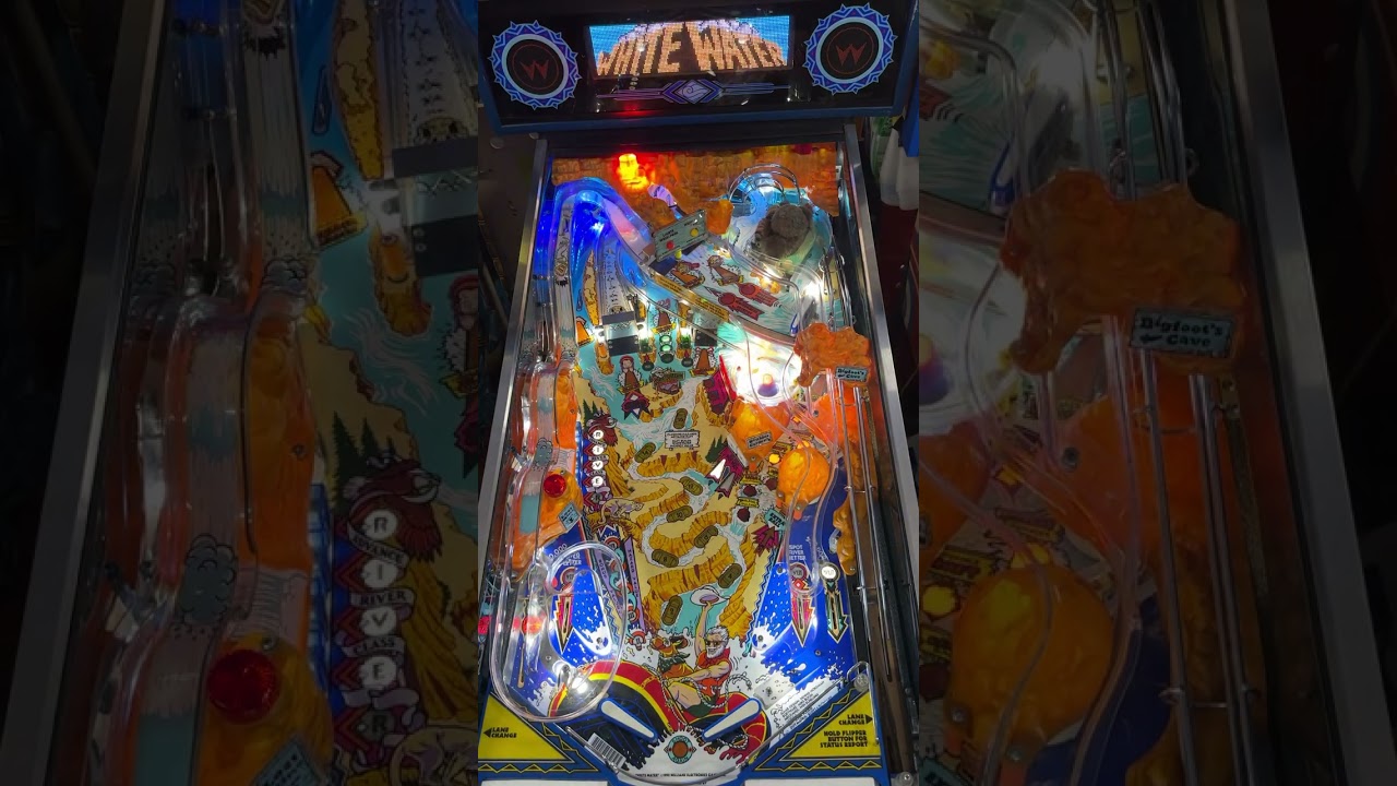 Whitewater pinball with Vacation jackpot.