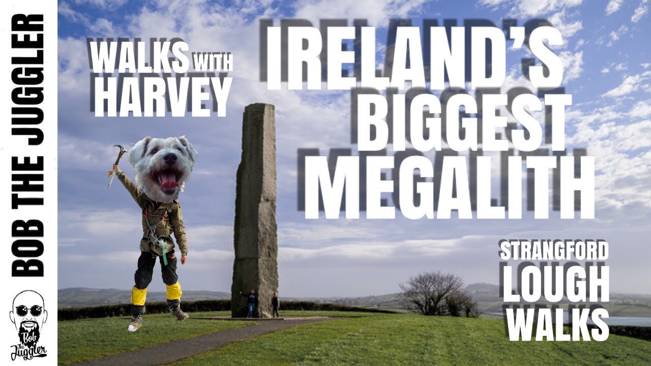 Walks with Harvey - Ireland's Biggest Megalith ! Strangford Lough Walks