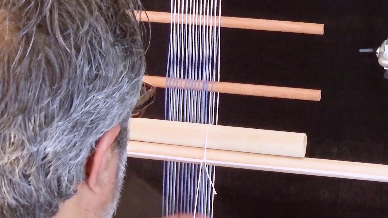D   shed and heddle stick