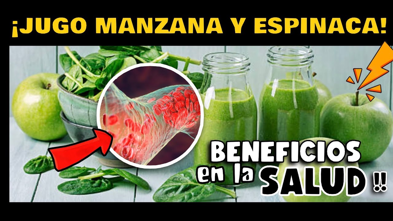 IMPORTANTE ⚠️ BENEFICIOS DEL JUGO DE MANZANA Y ESPINACA