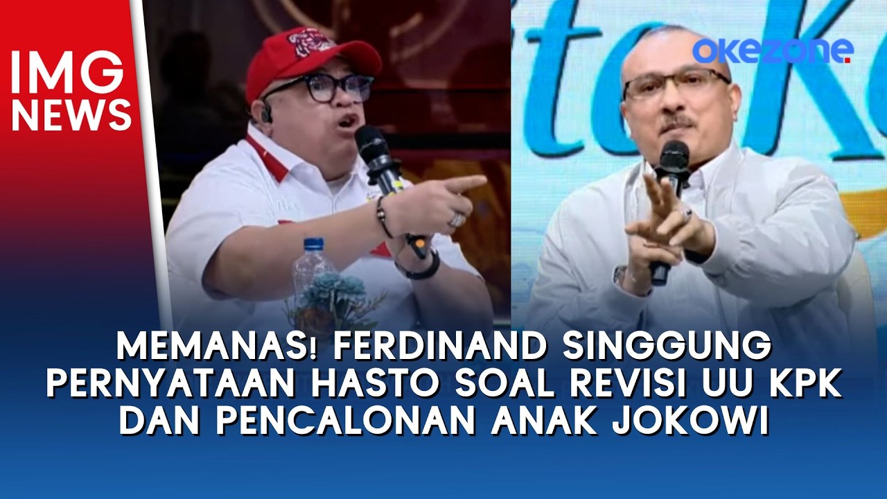 Memanas! Ferdinand Singgung Pernyataan Hasto soal Revisi UU KPK dan Pencalonan Anak Jokowi
