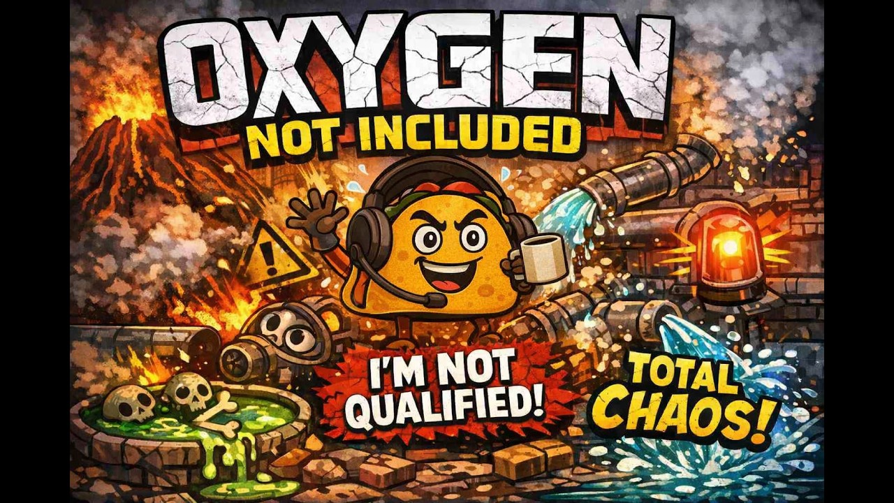 🚨Oxygen Not Included🌮 My Colony Is Definitely Not OSHA Approved🫁💀