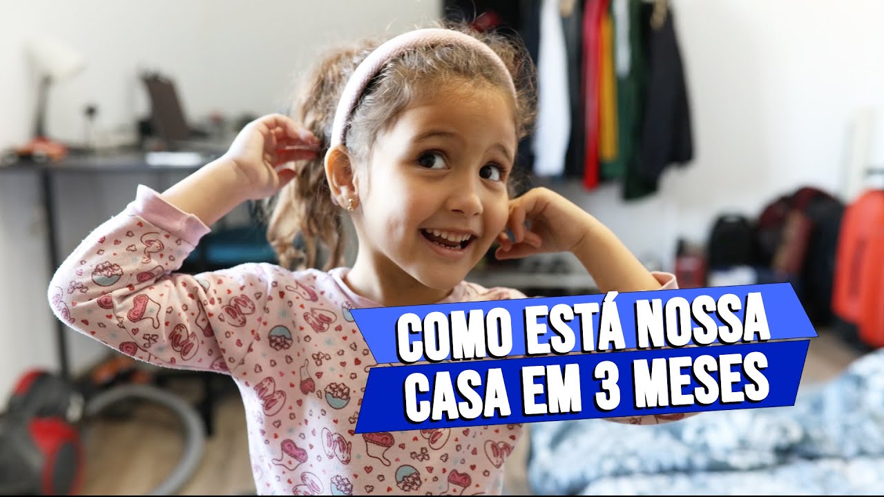 COMO ESTÁ NOSSA CASA DEPOIS DE 3 MESES
