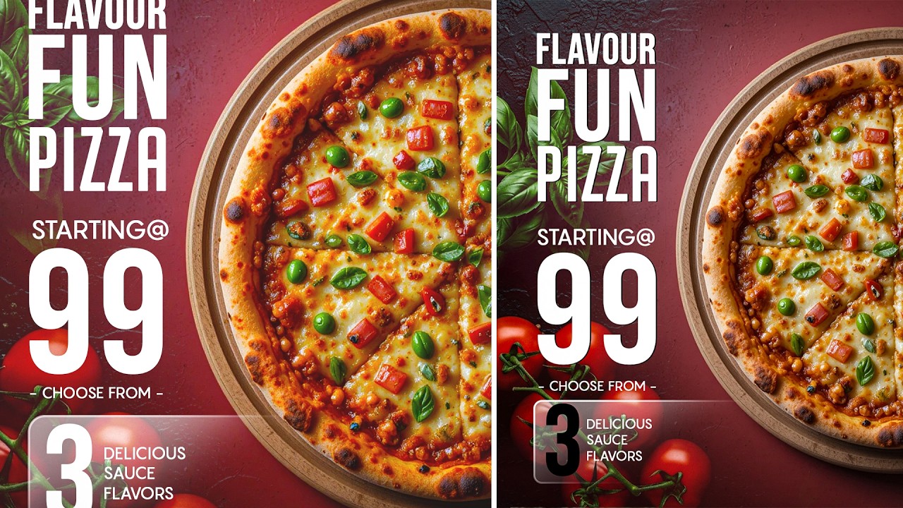 Create Professional Food Poster in Photoshop  Viral Design Idea