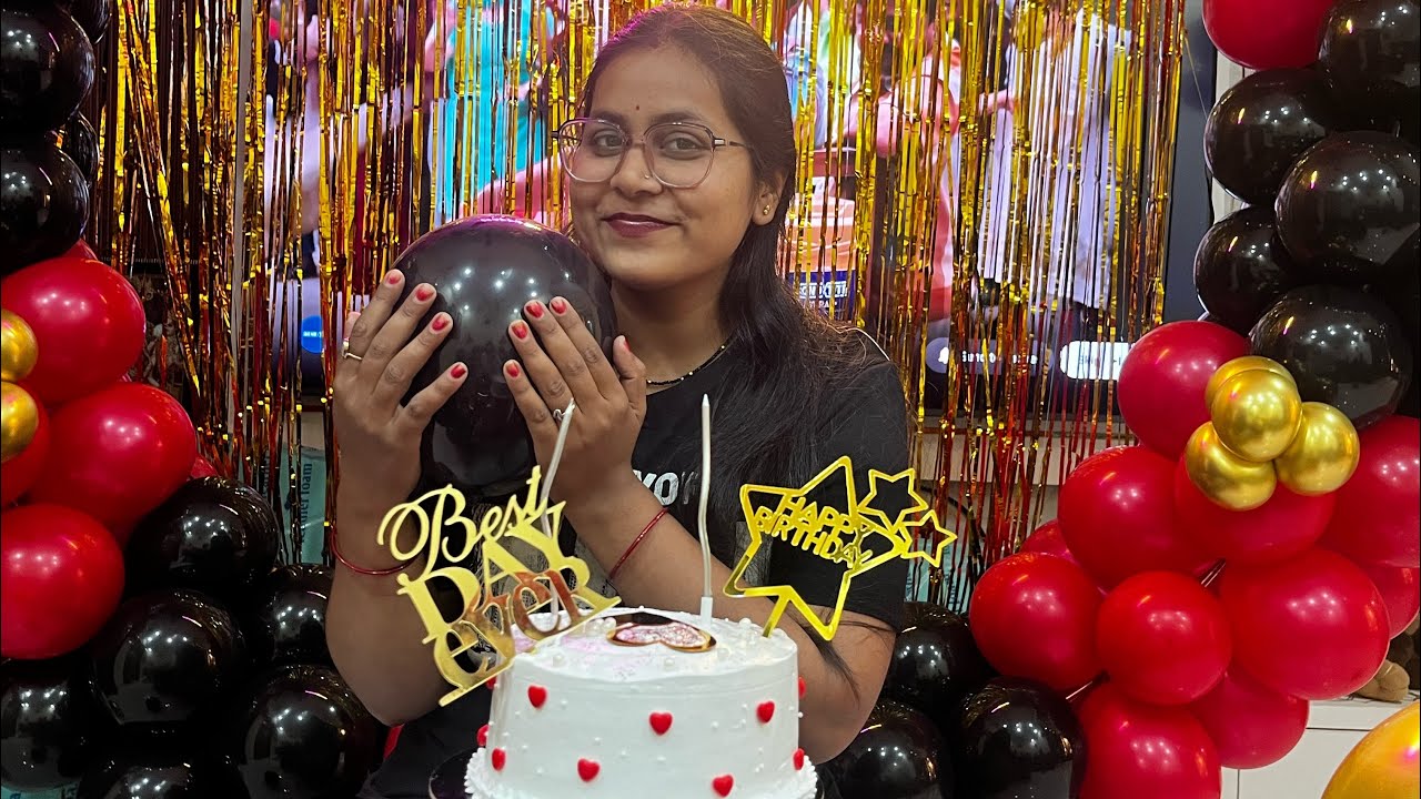 Akansha ko Diya bday surprise 🎁🎂