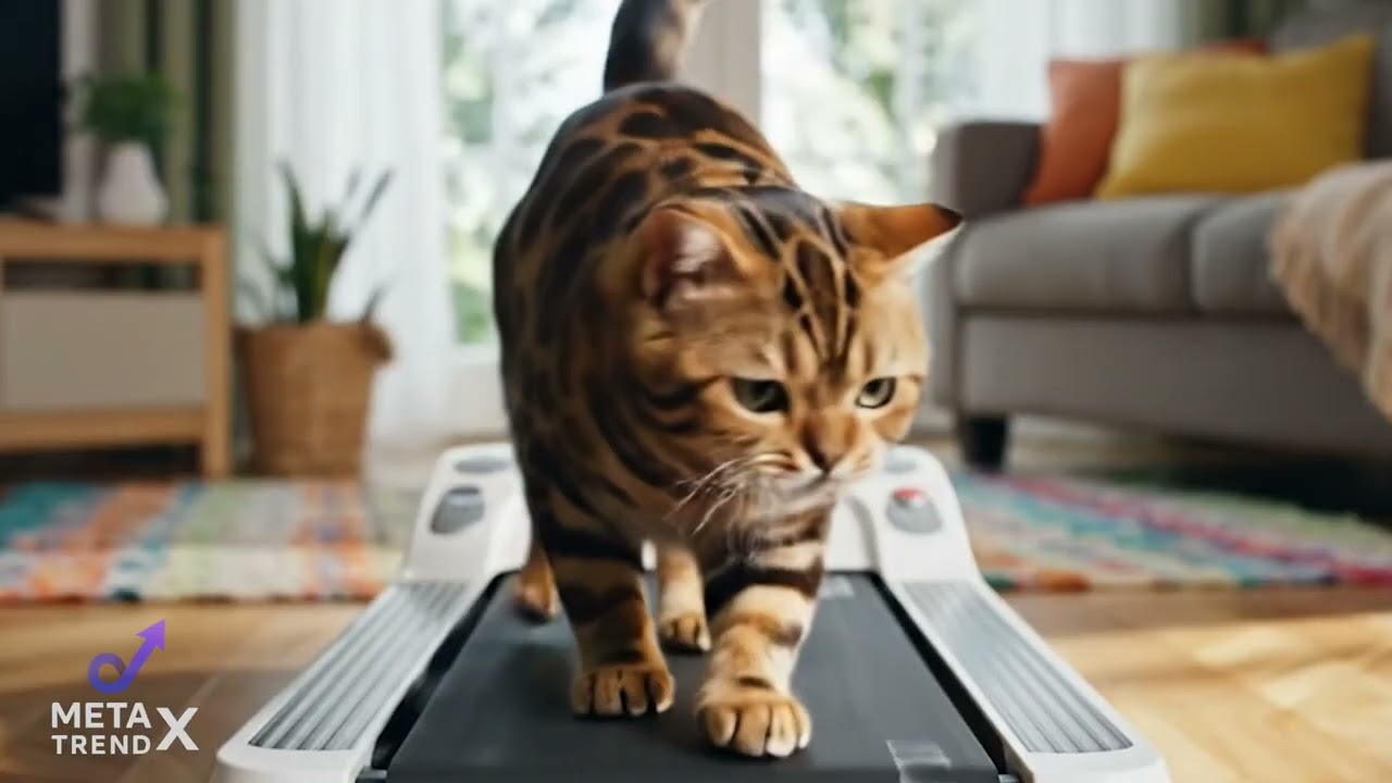 The Walking Fitness Cat 😼