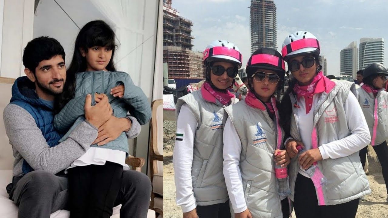 Prince Fazza's sister, Manal Al Maktoum, shared this older photo of her