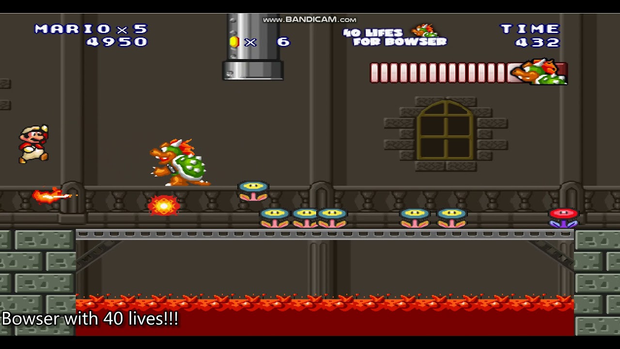 Mario Forever Remake V 3.7  BOWSER with 40 LIVES!!!!