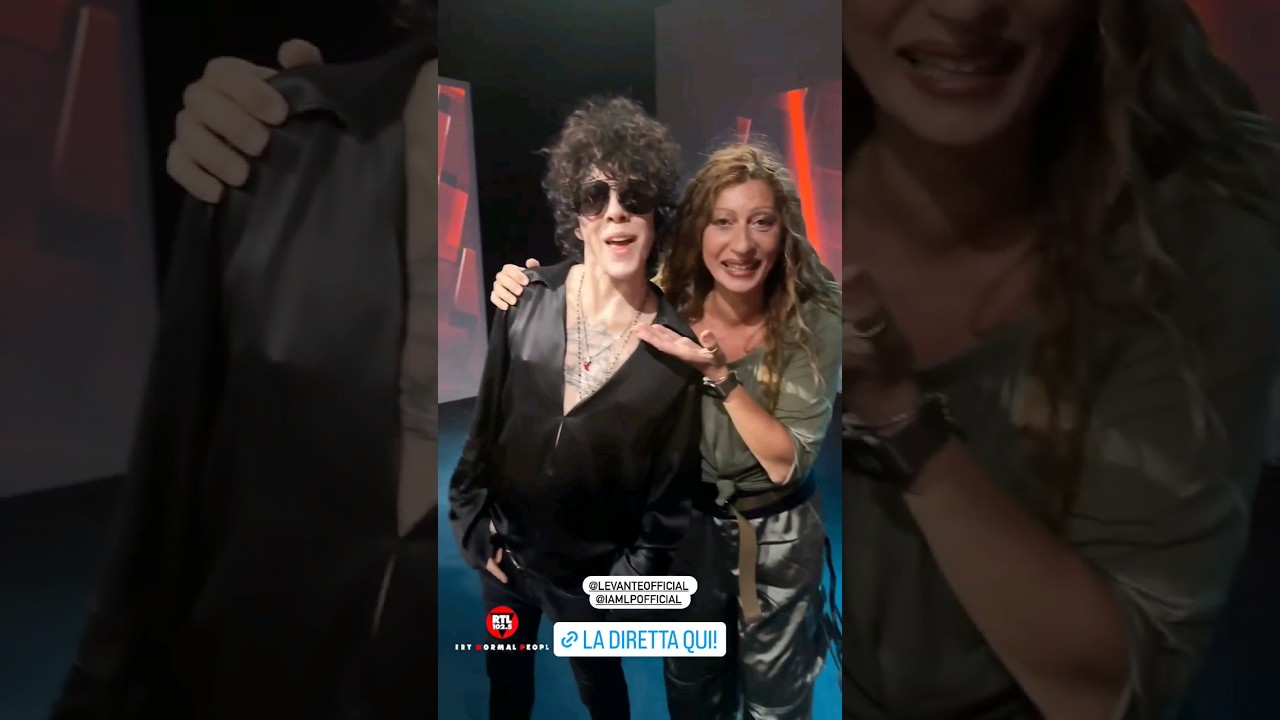 Entrevista LP @rtl1025 🇮🇹 ——Oggi sono passate a trovarci @iamlpofficial e @levanteofficial 2023