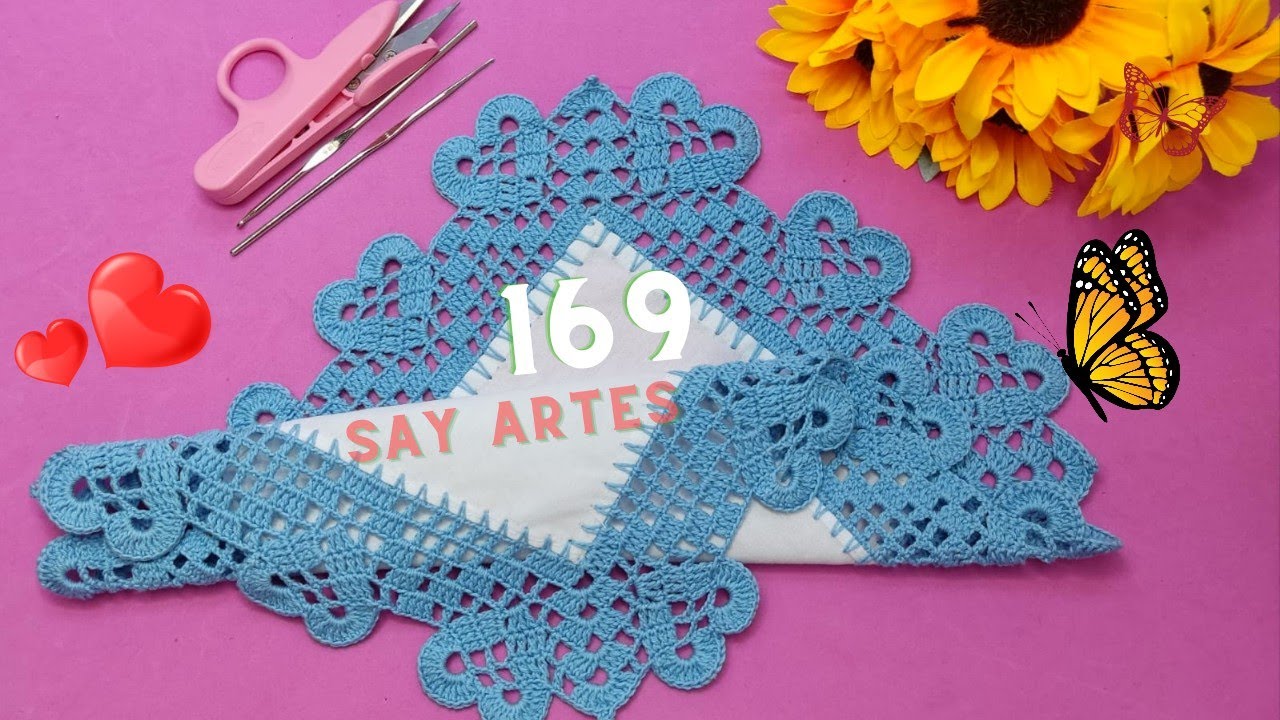 Puntilla 169 de corazones que te va a encantar | Say Artes