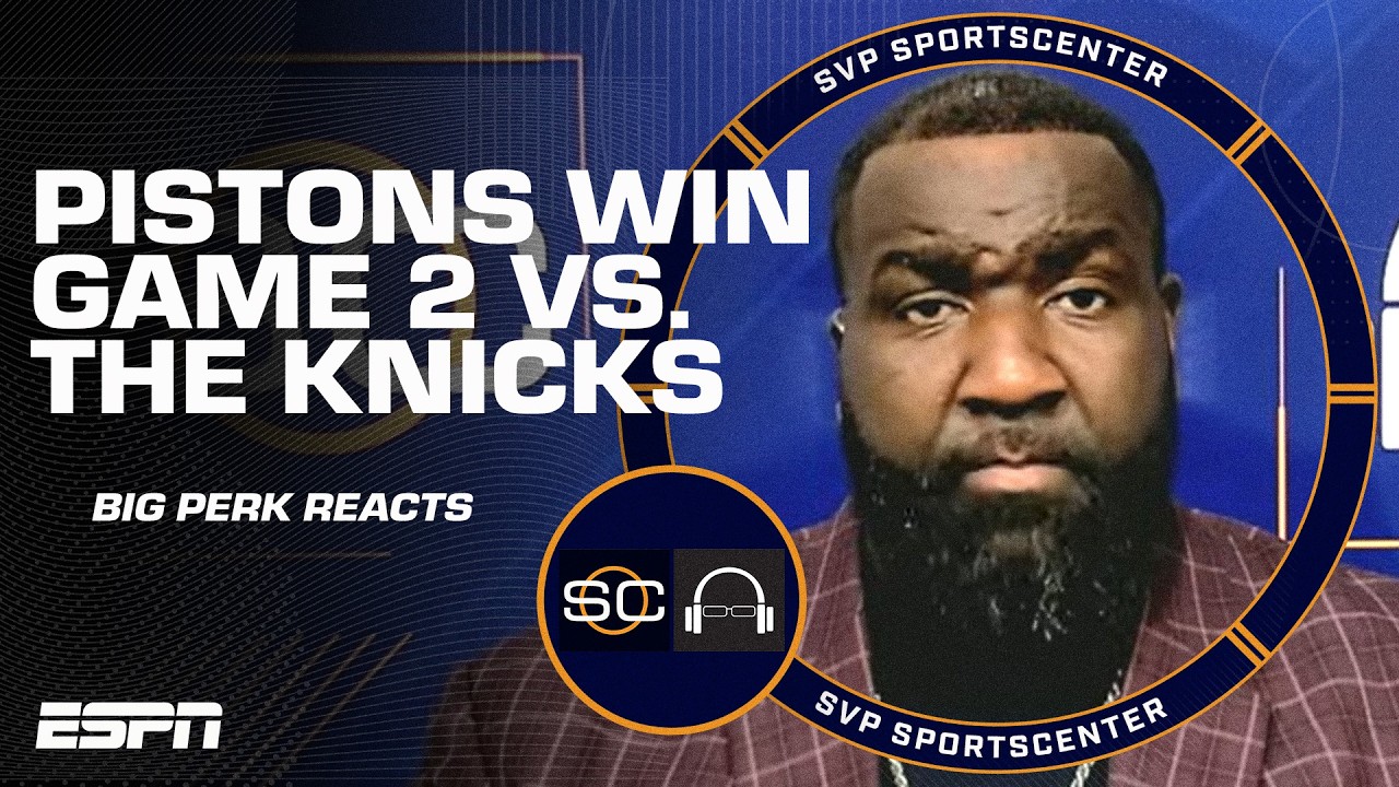PISTONS SNAP PLAYOFF WIN DROUGHT 😲 Cade Cunningham & Detroit defeat Knicks in Game 2 ❗ | SC with SVP