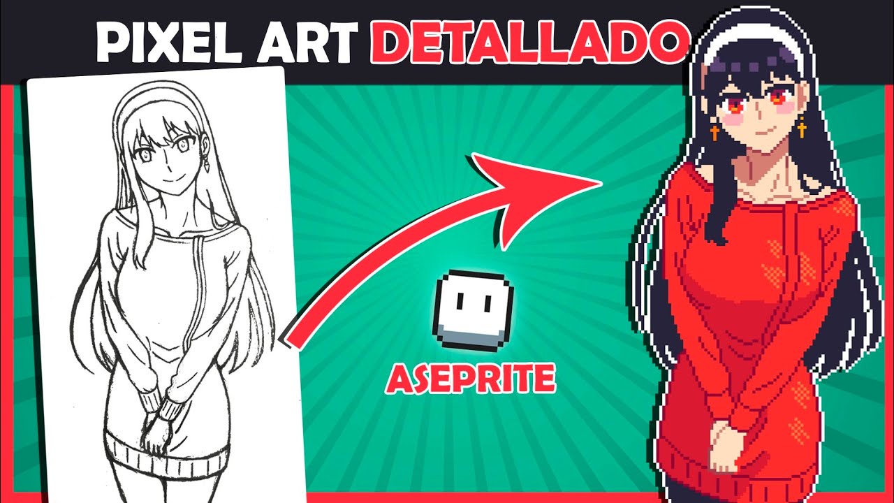 🎨Cómo Hacer Pixel Art - !Técnica con Aseprite¡ 😱