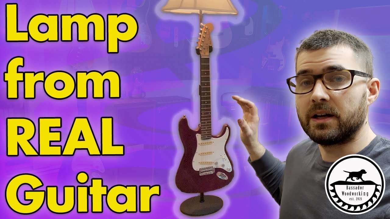 Transforming A Real Guitar Into A Stylish DIY Lamp!