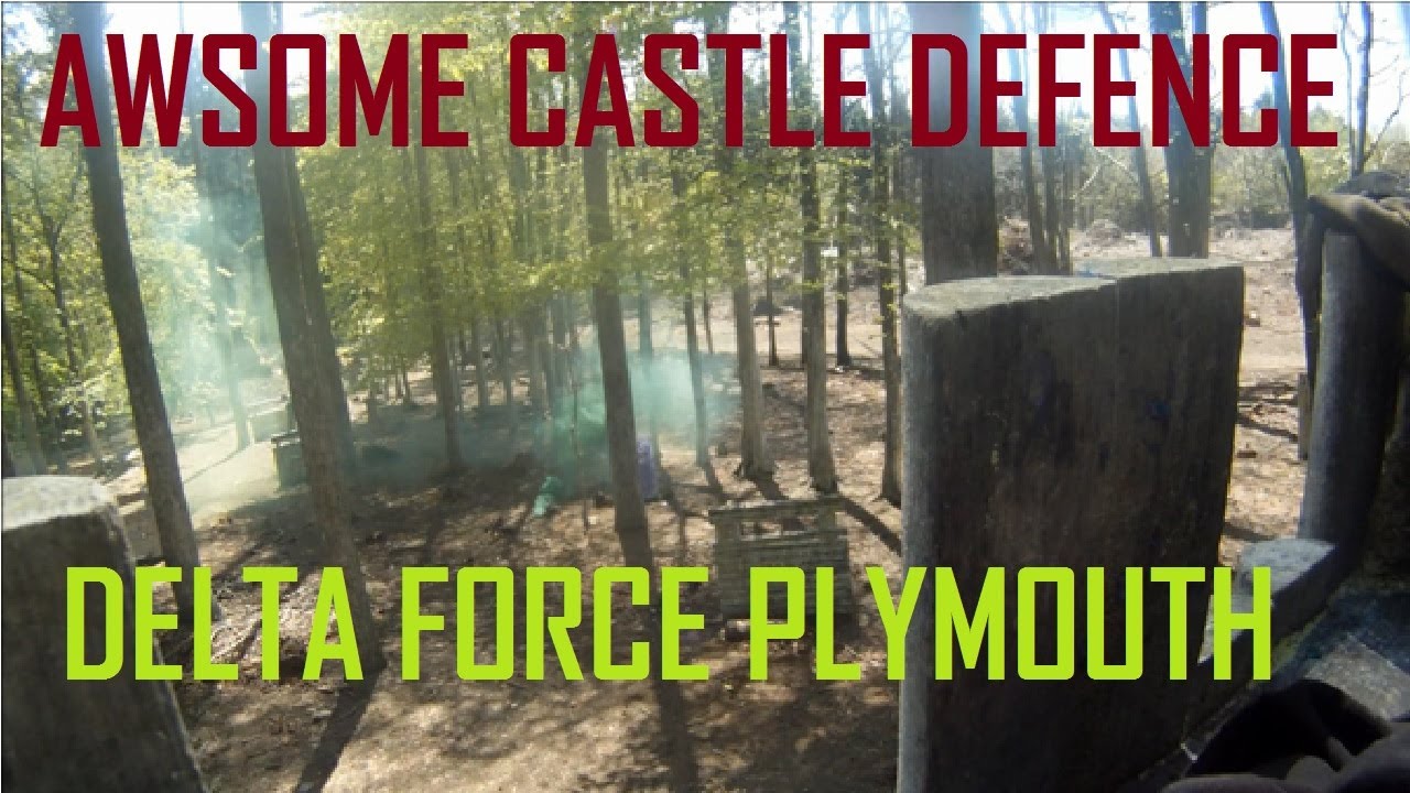 Delta Force Paintball- Awsome Castle Defence GoPro HD