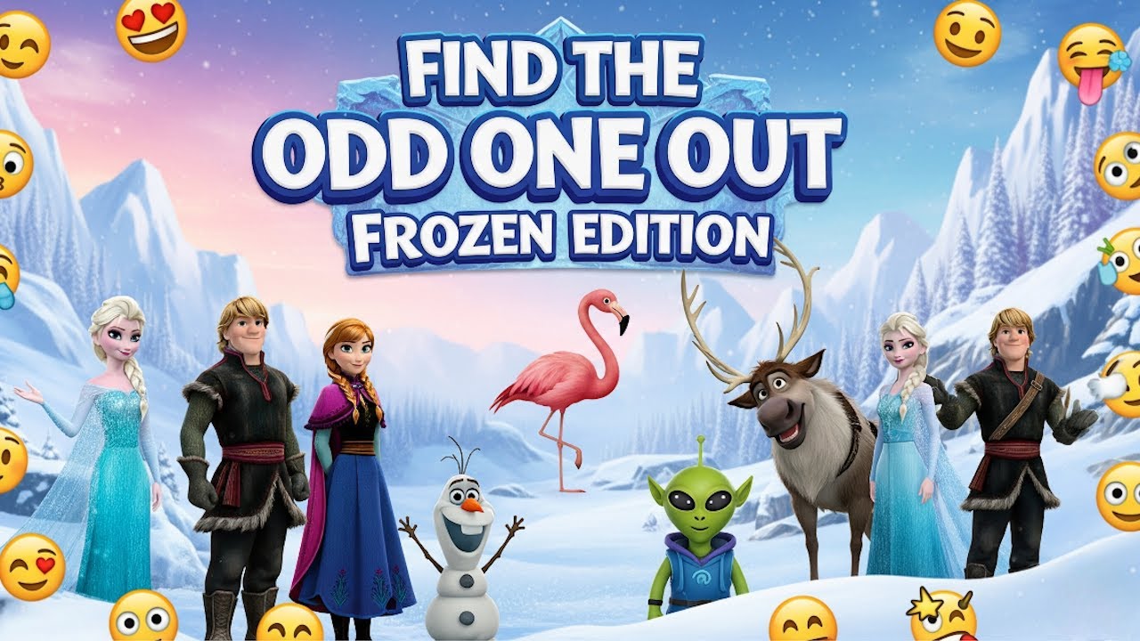 Find the ODD One Out - Disney Characters Edition | Easy, Medium, Hard Levels