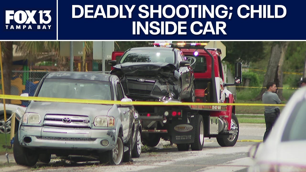 Florida man shot, killed while driving with child