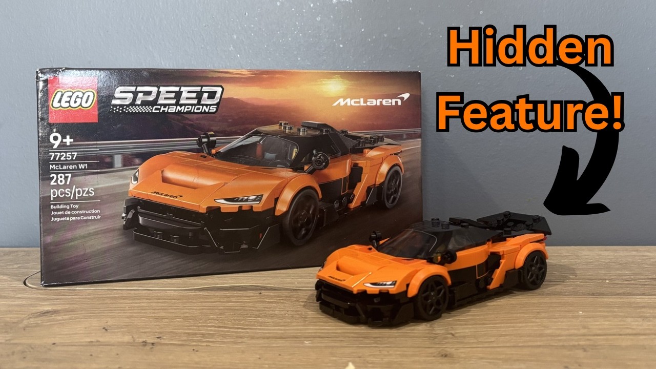 LEGO Speed Champions Mclaren W1 Build and Review! Most Detailed Speed Champions Yet? 77257