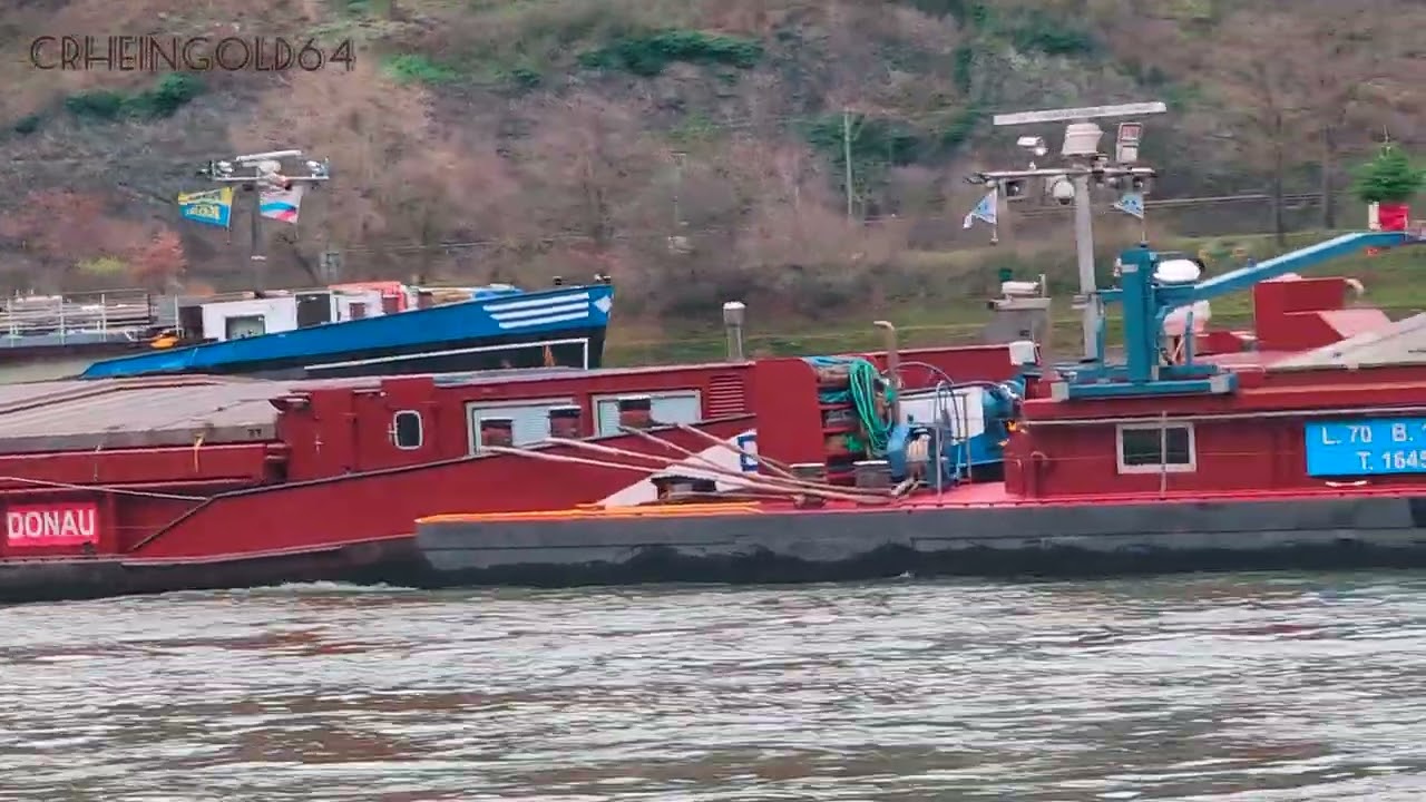 Der Rhein Autobahn der Schiffe: Teil 4  Schiffe unterwegs,Ship Spotting Rhine Valley,Nov.2024,