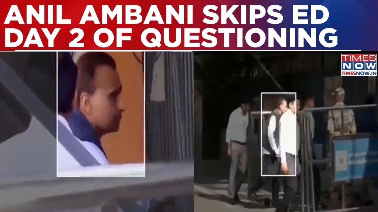 Yes Bank Loan Case: Business Anil Ambani Skips Day Two Of Enforcement Directorate Questioning