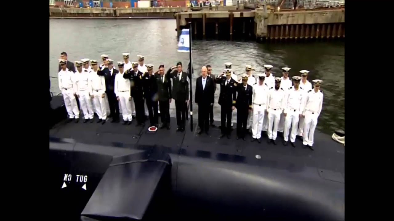 Pr&auml;sident Rivlin - Besichtigung des israelischen U-Bootes in Kiel