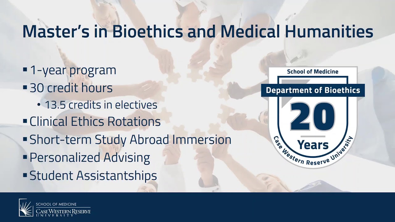 Master's in Bioethics and Medical Humanities Information Session