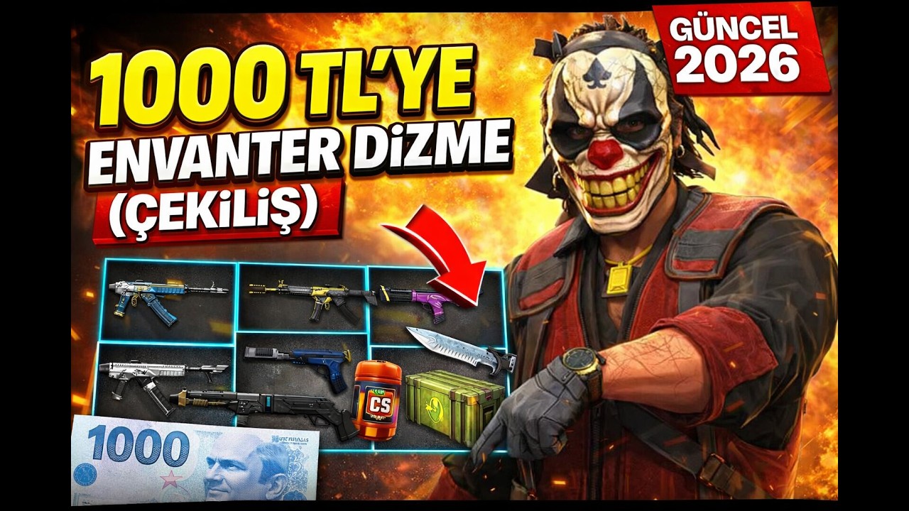 CS 2 1000TL ENVANTER DİZME - GÜNCEL 2026 (ÇEKİLİŞ)