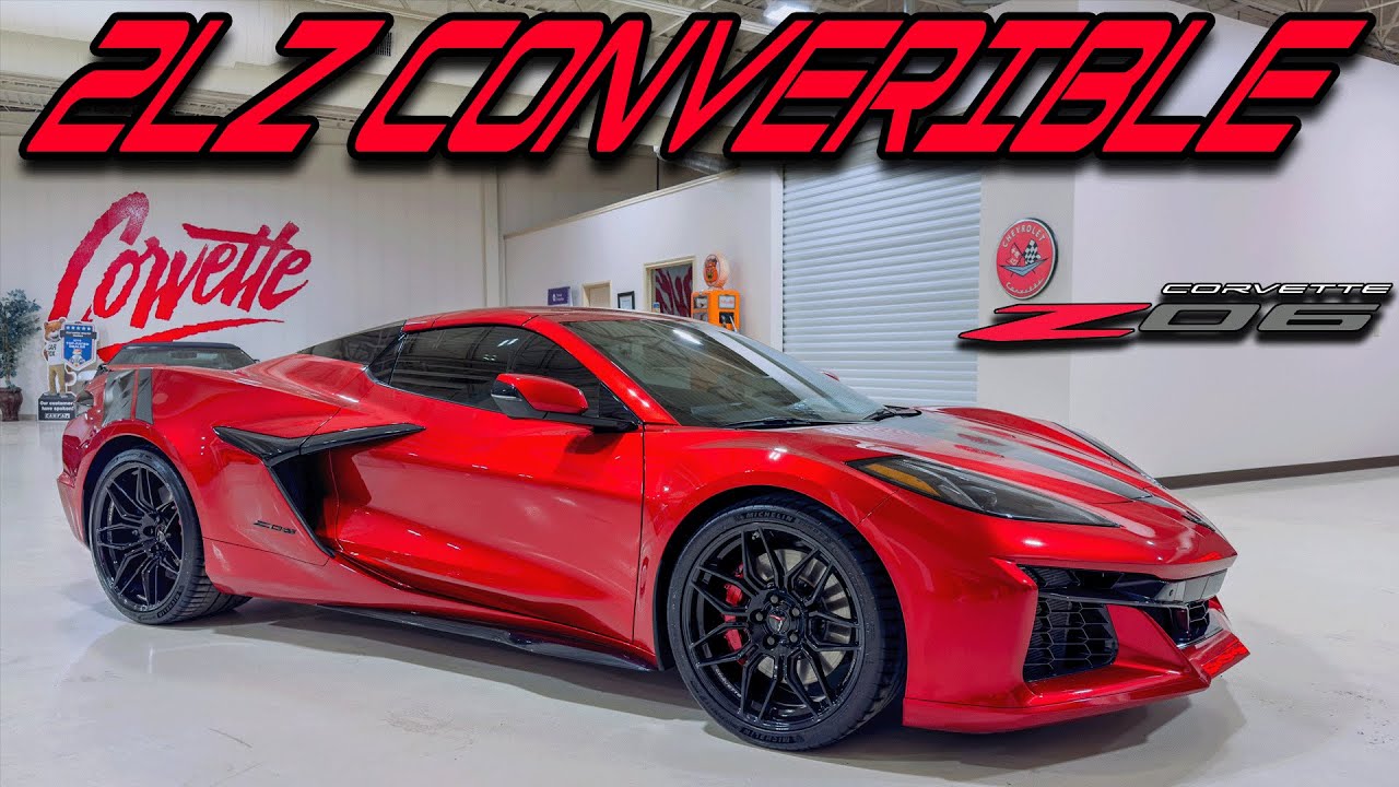 2024 Beautiful Red Mist Vert C8 Z06 at Corvette World!