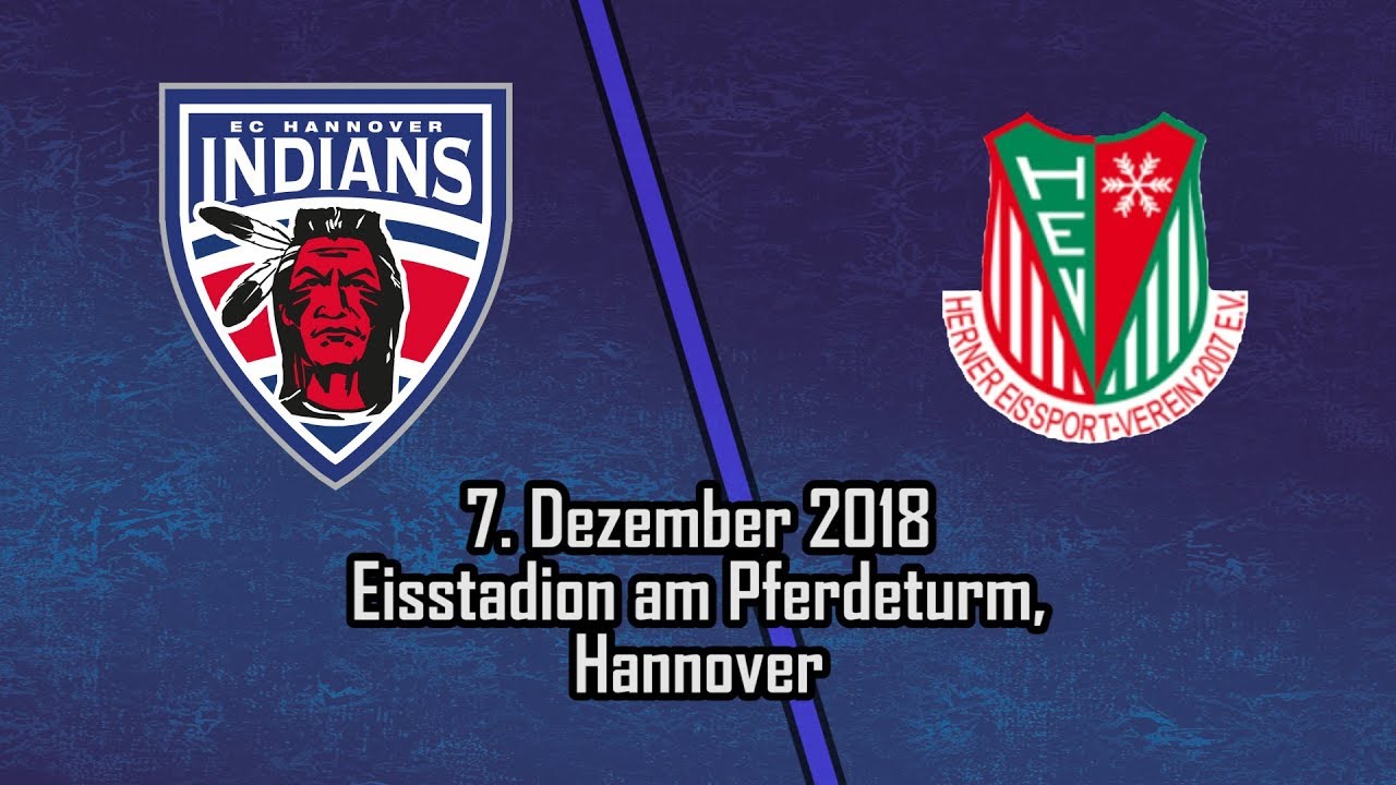 EC Hannover Indians vs Herner EV, 7. Dezember 2018  Eishockeyoberliga Nord