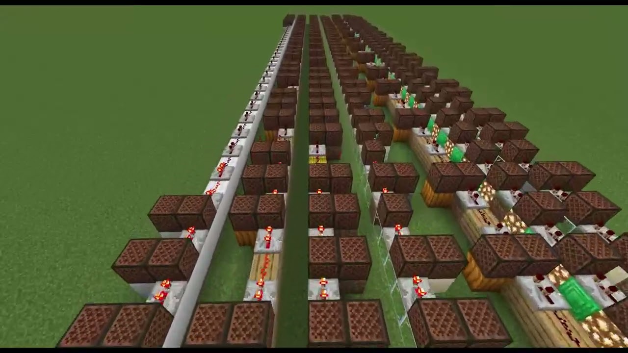 Epic minecraft note block music I made