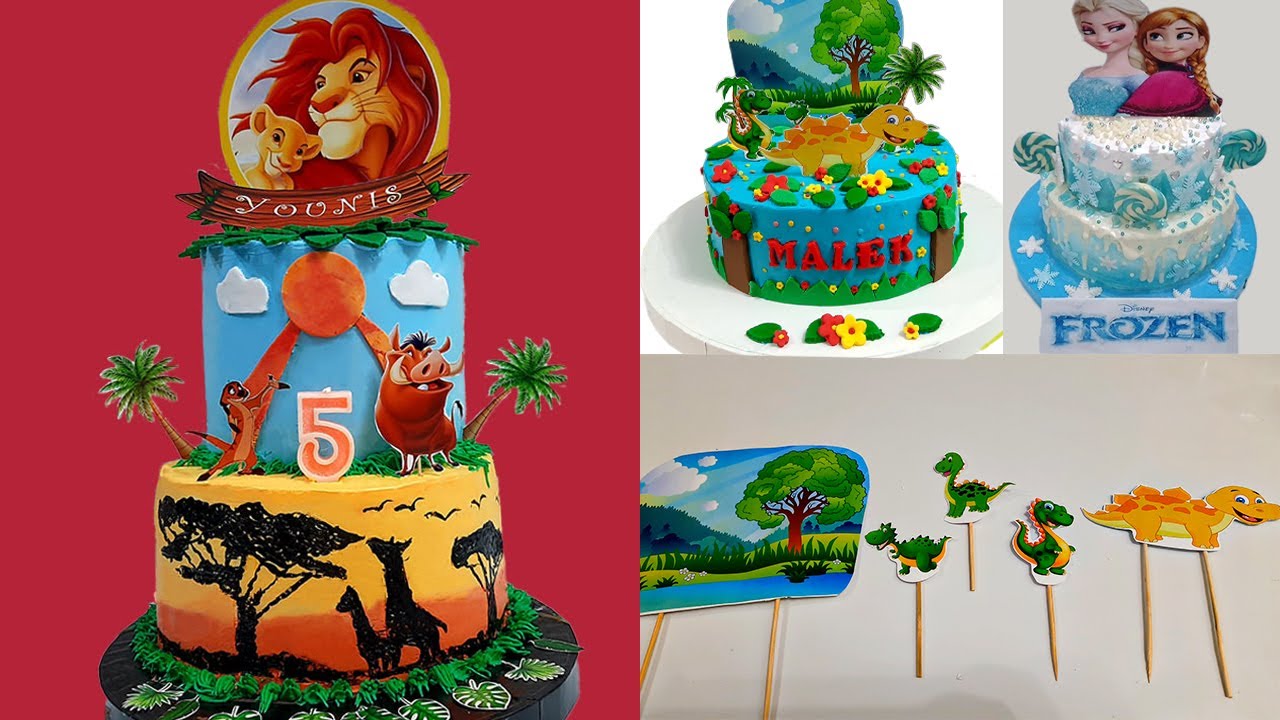 طريقة عمل التوبر الورقي بكل تفاصيلة وتثبيته على الكيك - HOW TO MAKE A CAKE TOPPER