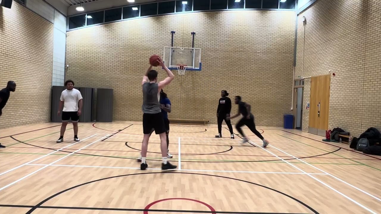 3v3 Action! Nice to Laceup! Nostalgia! #coaching #fyp #action #clutch #basketball  