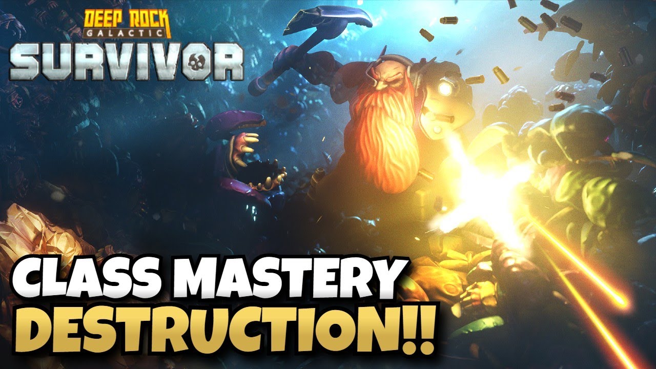 Mastering All Classes in Deep Rock Galactic Survivor!