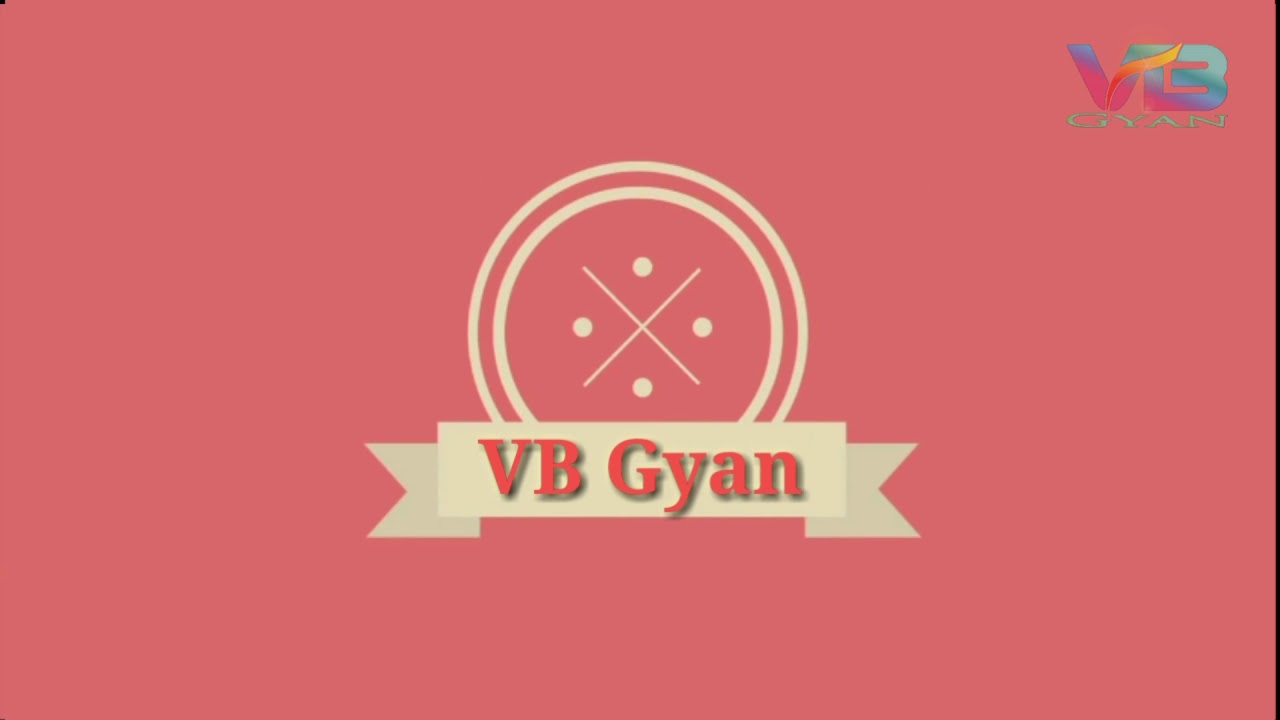 My Introduction videos making tutorial VB Gyan