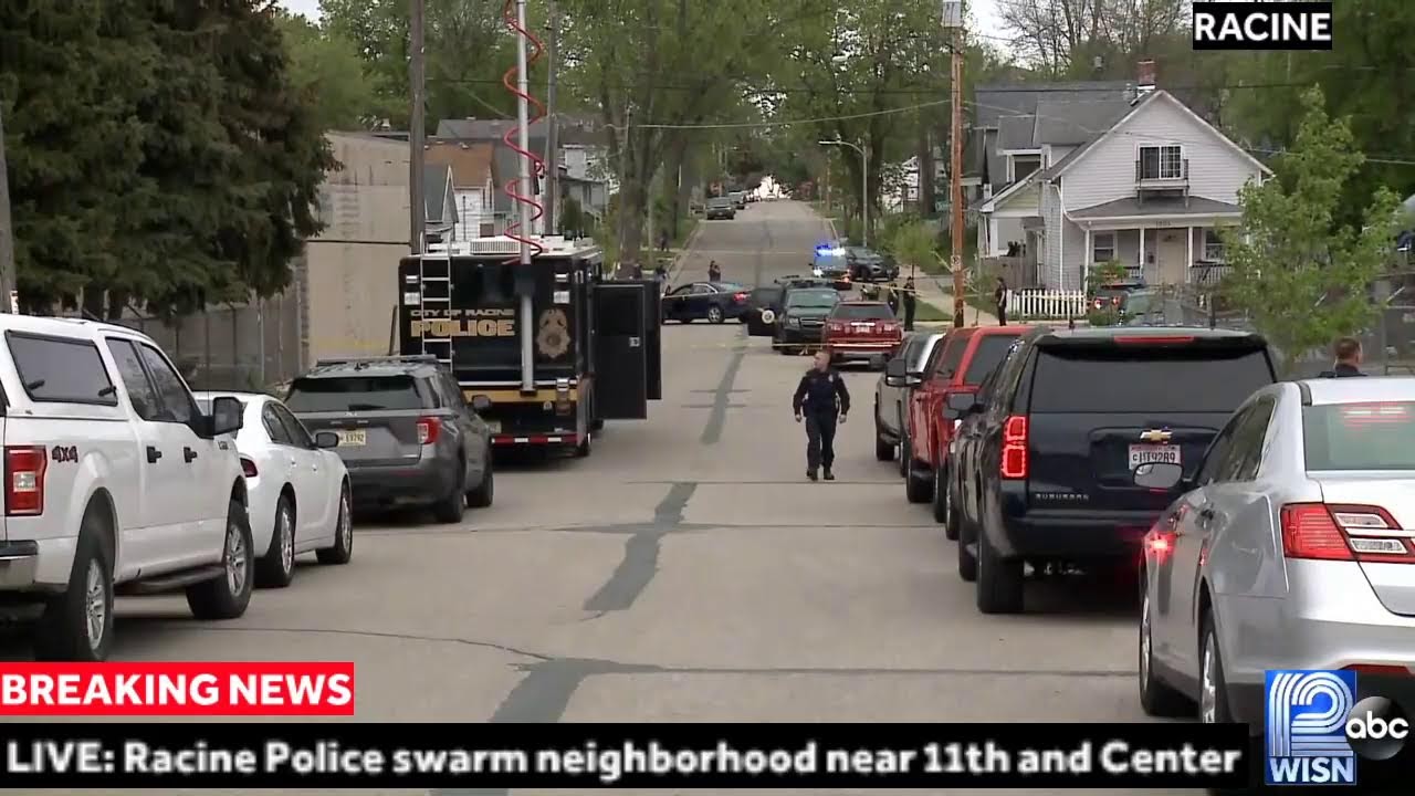 LIVE: Racine Police swarm neighborhood near 11th and Center