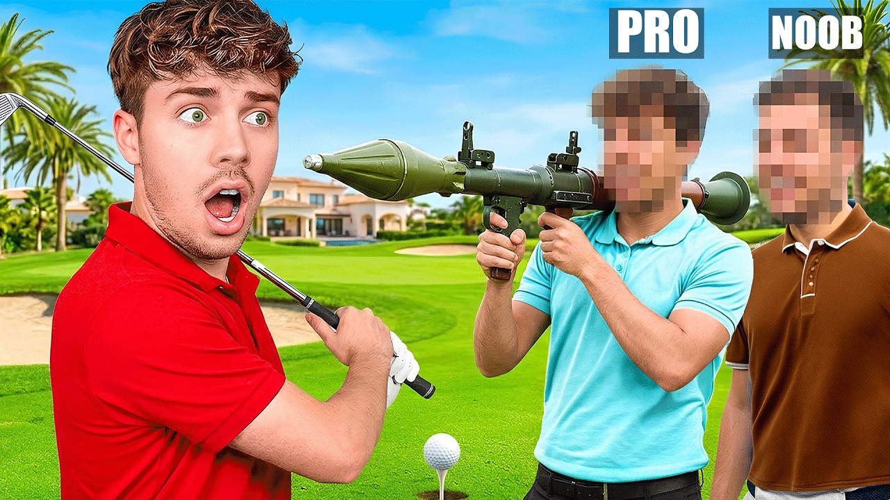 Extreem Golf Met Noob en Pro!