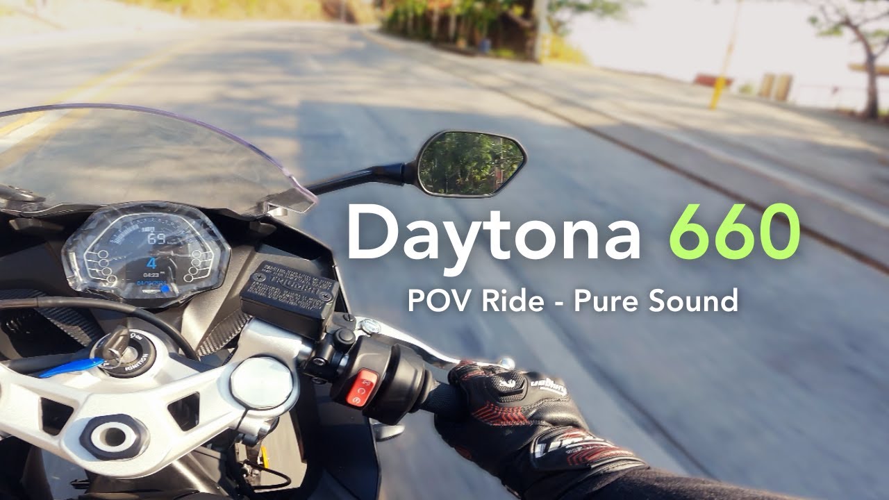 Triumph Daytona 660 - Chill - POV Ride - Pure Sound