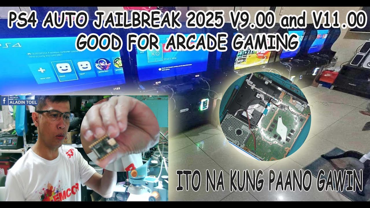PS4 Auto-Jailbreak 2025 v9.00 and 11.00 good for arcade gaming