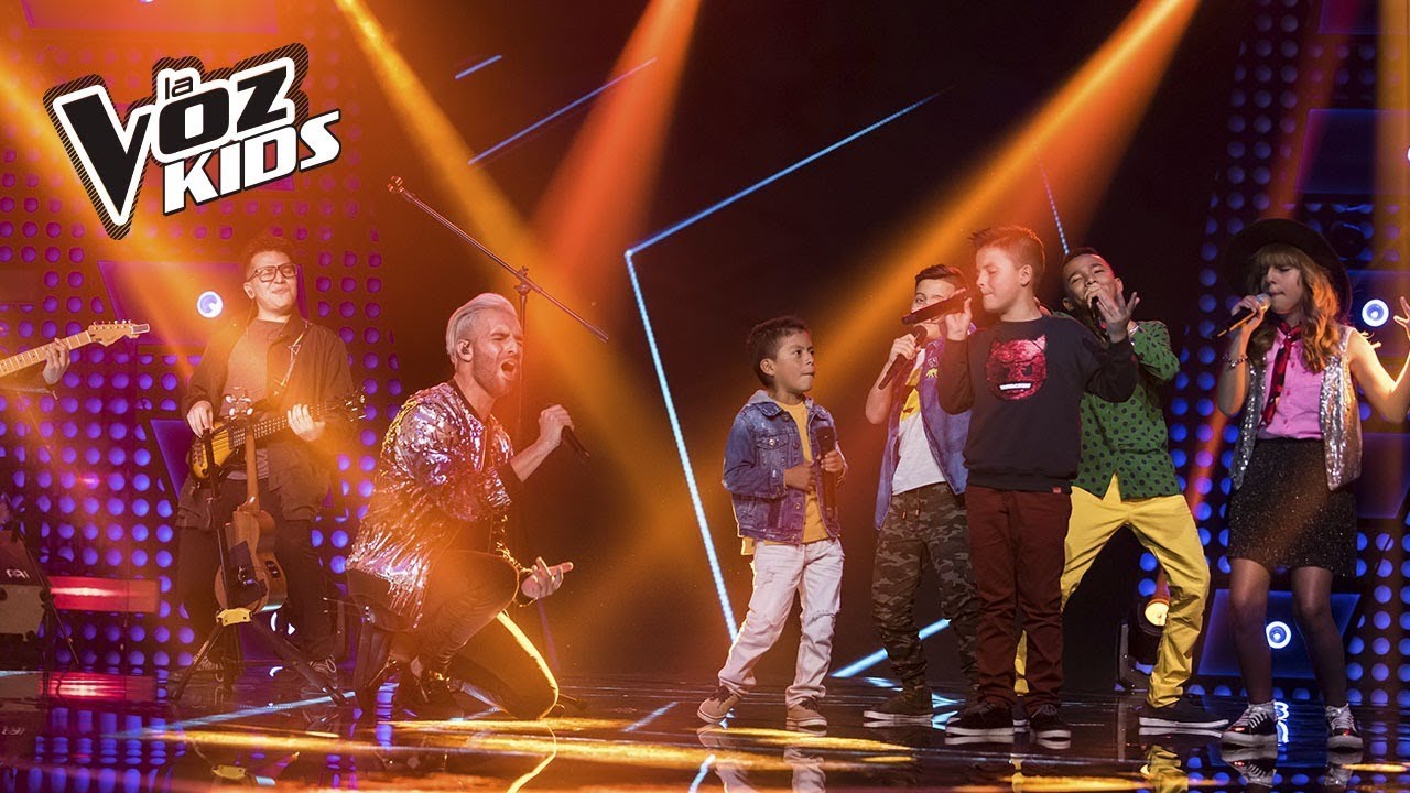Alkilados y los niños del Equipo Yatra cantan A Dios le Pido | La Voz Kids Colombia 2018