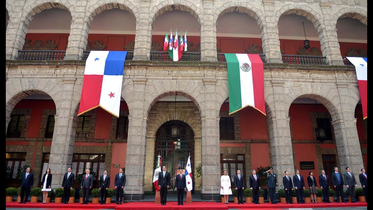 Visita Oficial del Presidente de Panamá, Juan Carlos Varela Rodríguez: Bienvenida