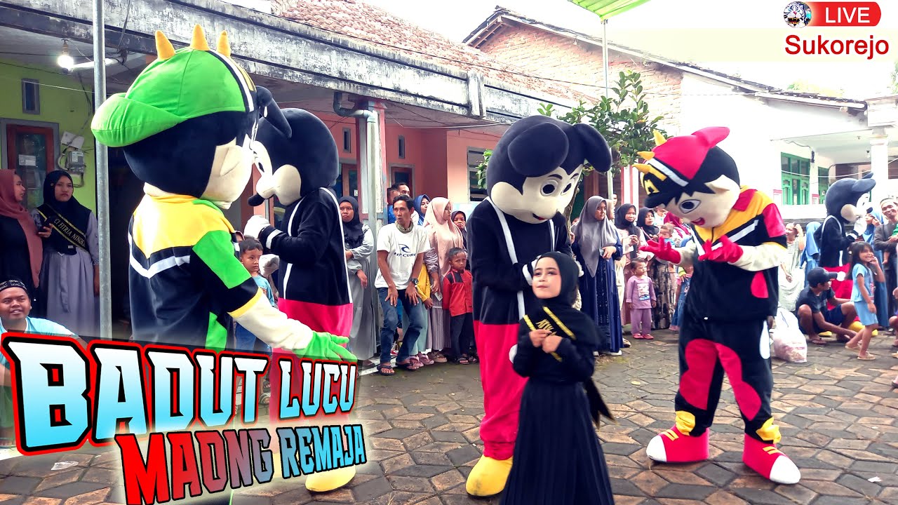 BADUT LUCU MAONG REMAJA LIVE SUKOREJO | FUNNY CLOWN