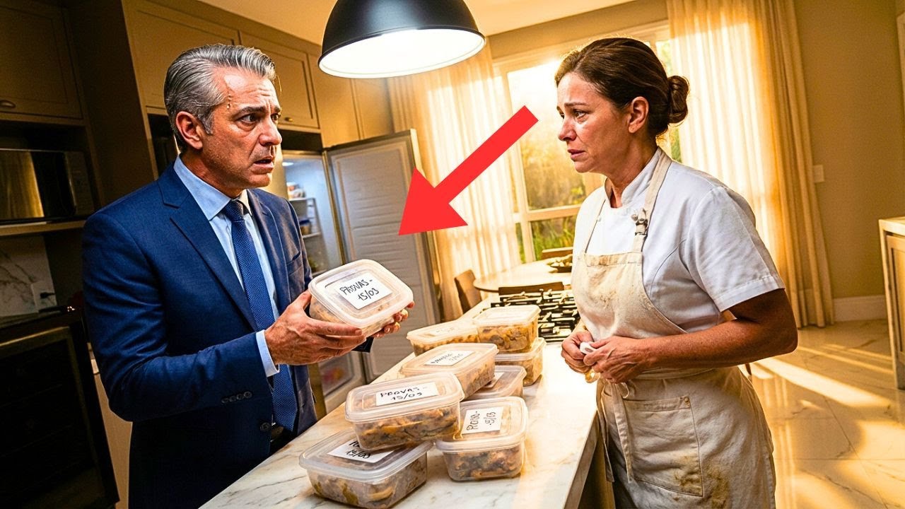 BIZNESMEN OTWIERA ZAMRAŻARKĘ... I ODKRYWA MROCZNY SEKRET SWOJEJ KUCHARKI...