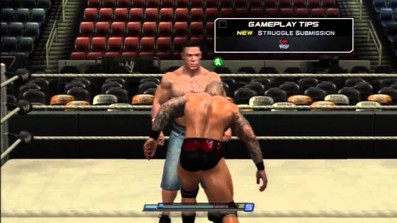 SvR 2011 gameplay training ring