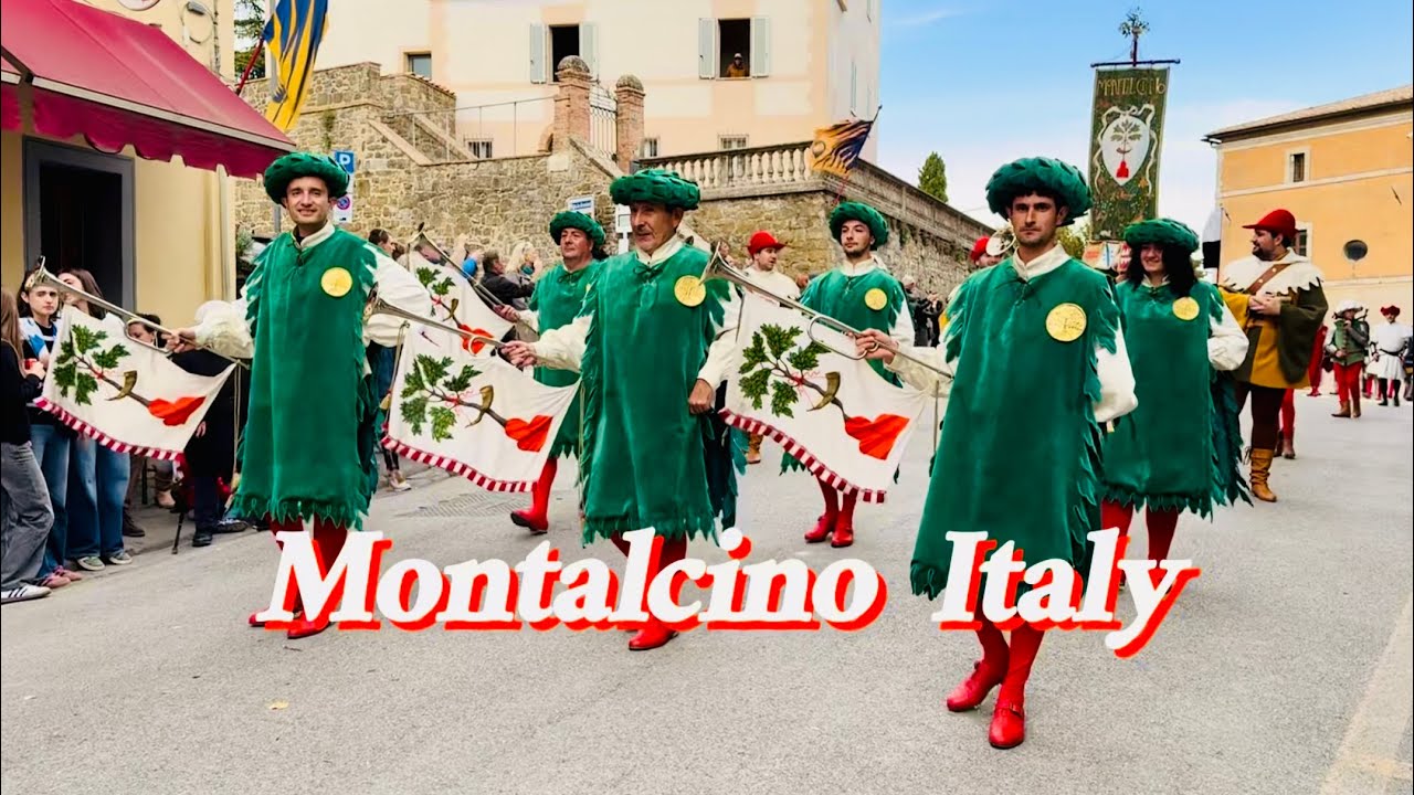 Montalcino Toscana Reenactment Parade | Corteo Storico tra le vie del Borgo Medievale 