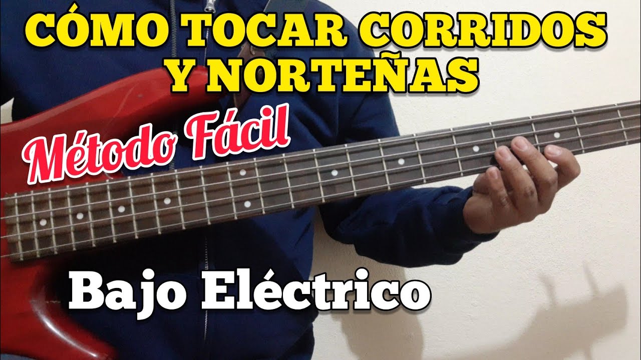 Aprende a TOCAR Norteñas y Corridos en Bajo Eléctrico / Método Fácil para empezar a tocar el Bajo