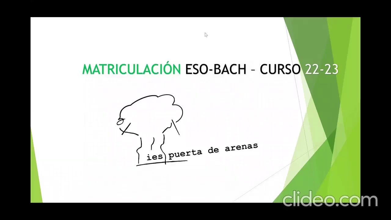 TUTORIAL MATRÍCULA 1º ESO 22 23