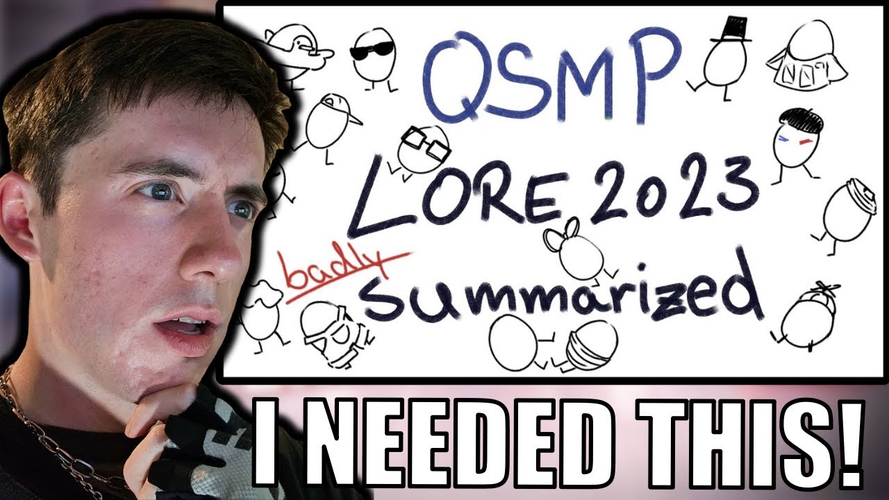 Реакция на историю QSMP, изложенную за 9 МИНУТ!
