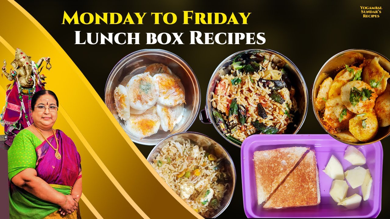 Recipe 726 : Monday to Friday Kids Lunch box recipes