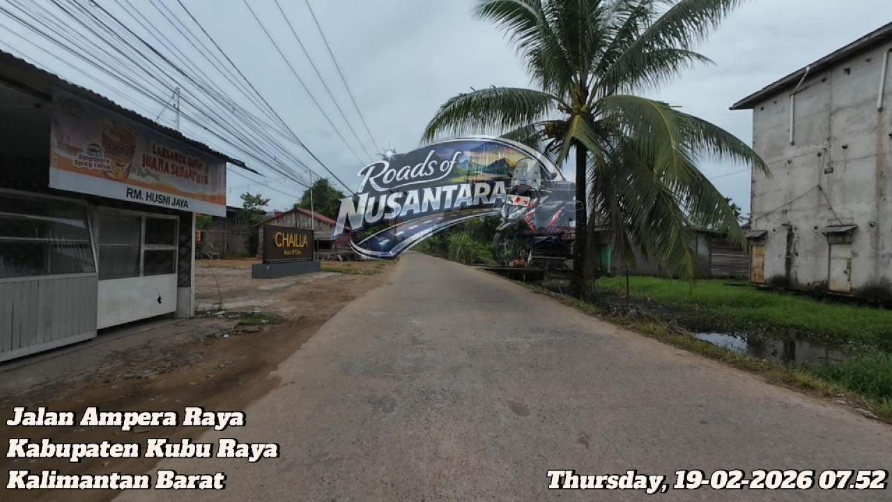 Morning Drive RT – Jl. Ampera Raya, Kubu Raya, Kalbar | 19-02-2026 07.52